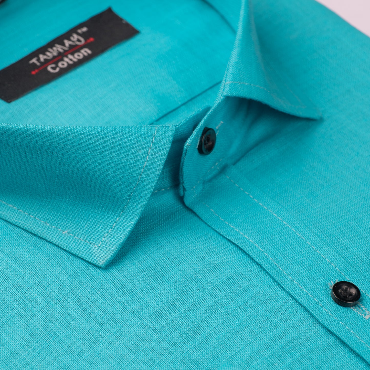 RAMA Green COLOR LINEN COTTON SHIRT FOR MEN