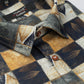 Golden Black Color Leaf Moroccan Printed Shirt For Men's