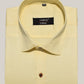 Cotton Tanmay Light Yellow Color Formal Shirt for Men's