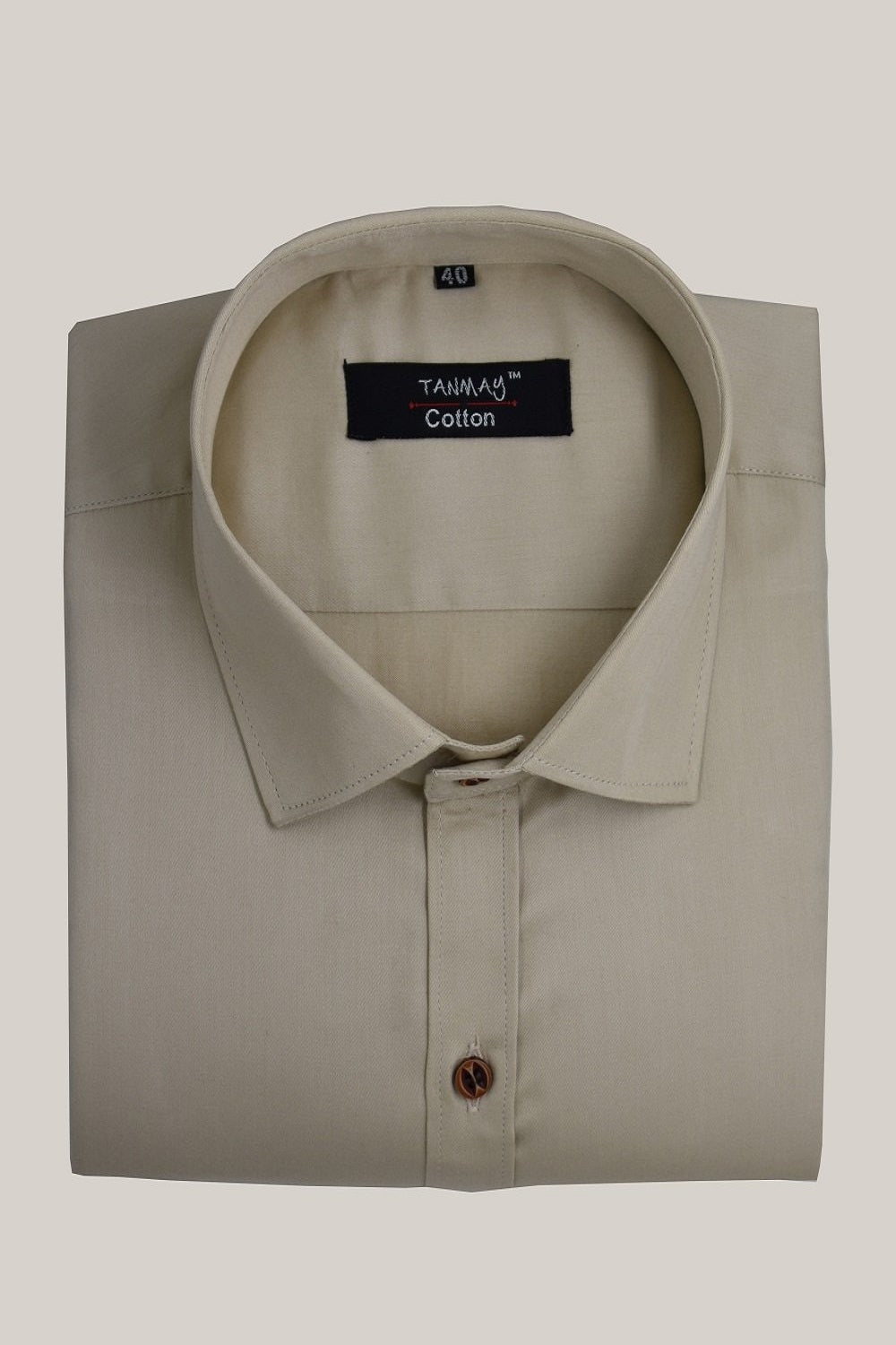 Cotton Tanmay Font Color Formal Shirt for Men's