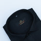 Black Color Mercerised Cotton Shirt For Men's