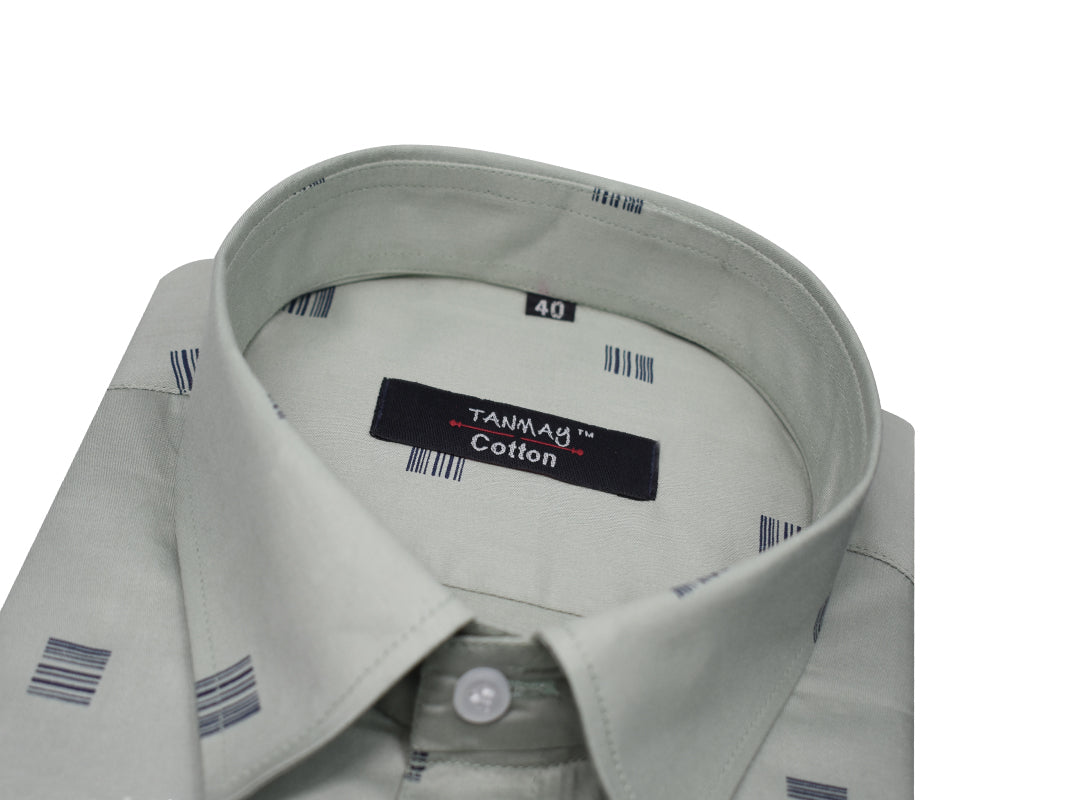 Gray Color Printed Shirt For Men's