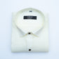 Cotton Tanmay Lemon Color Linen Fill Formal Cotton Shirt For Men's